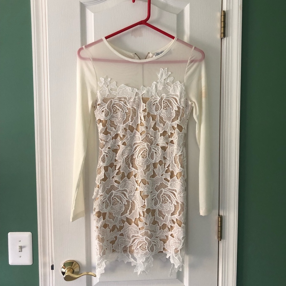 Nasty Gal long sleeve lace dress